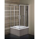 Polysan - deep - cabine de douche, 80x80x165 cm, verre transparent md5216