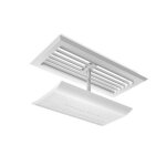 D�flecteur de pare - brise en plastique abs blanc pour climatiseur accessoire de climatisation sortie ...