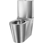 Delabie wc monobloc s21 avec chasse d'eau edst. 1. 4301 satin�