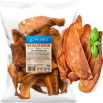 D�licatesse, oreille de porc coup�e, � m�cher naturelle pour chiens, petmex 500g