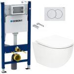Pack wc bti support geberit + wc swiss aqua technologies tornado sans bride + abattant softclose + plaque ...