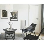 Deltacalor - radiateur lectrique en aluminium  inertie fluide milan 1800w, quip d'un thermostat digital ...