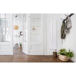 Deltacalor - radiateur lectrique  inertie fluide 1500 w ramada vertical blanc