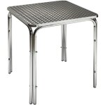 Dema - table de jardin alu 600 x 600 mm