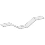 Demi collier ac22 pour dalle plafond - bo�te de 100 - eurocoustic