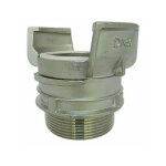 Multitanks - demi raccord symétrique guillemin, pompier, à verrou à douille filetée mâle en inox dn 50 ... Multitanks - demi raccord symétrique guillemin, pompier, à verrou à douille filetée mâle en inox dn 50 ...