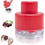 Dnoyauteur de cerises multiple, vide - cerises  poussoir multiple, outil multi - dnoyauteur  7 trous, ...