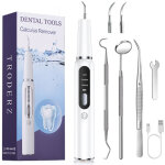 Dents d�tachant plaque dents nettoyeur ultrasonique pet kit de nettoyage dents tartare et taches convient, ...