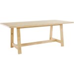 Derby - table  manger 200x100 cm 8 places en pin nature