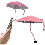 Dermonem parapluie de tlphone portable avec tuyau flexible rglable  360 , support de tlphone portable ...