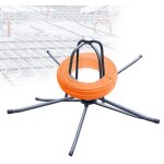 D�rouleur de c�ble et de tuyau, rouleau avec sac pour pex, pert, tuyaux de chauffage au sol