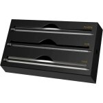 D�rouleur de film alimentaire acrylique 34, 5 x 21, 6 x 7cm 3 en 1 distributeur de film alimentaire coupe ...