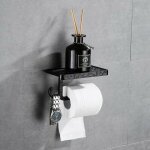 Drouleur papier toilette, porte - papier toilette mural, support pour papier toilettes, porte - rouleau ...