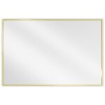Desconocido - silla miroir mural rectangulaire, 90 x 60 cm, cadre dor�