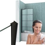 Desconocido - silla pare - baignoire madison + , fixe, 60x140 cm, noir