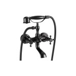 Desconocido - silla robinet de baignoire en laiton retro, mural, noir