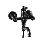 Desconocido - silla robinet de baignoire en laiton retro, mural, noir