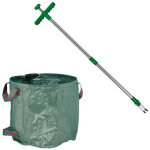 Desherbant avec sac pour dechets de jardin