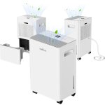 Dshumidificateur 1. 5l loefme, dshumidificateur  compresseur 8l / day dshumidification, panneau intelligen ...