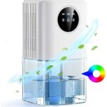 D�shumidificateur d'air 1000 ml, d�shumidificateur �lectrique ultra silencieux (? 38 db), 7 led tactiles, ...