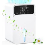 Cyslmuk - dshumidificateur d'air lectrique 1500 ml, mode veille, dshumidificateur avec arrt automatique, ...