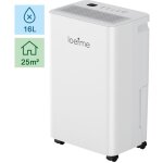 Dshumidificateur d'air loefme - 25m2 - 16l / j - panneau intelligent et drainage flexible, avec tuyau ...