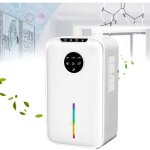 D�shumidificateur intelligent, s�cheur d'air 2500 ml, lumi�re ambiante � sept couleurs, absorbeur d'humidit� ...