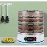 D�shydrateur alimentaire � 5 niveaux, contr�le de la temp�rature, machine � s�cher �lectrique, d�shydrateur ...