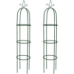 Design in - arche de jardin en forme de tour 2 pcs cfw22207