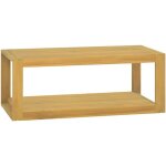 Design in - armoire murale de salle de bain, meuble de salle de bain 90x45x35 cm bois de teck solide ...