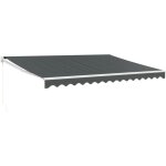 Vidaxl - auvent rétractable anthracite 4, 5x3 m tissu et aluminium Vidaxl - auvent rétractable anthracite 4, 5x3 m tissu et aluminium