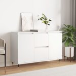 Design in - buffet, bahut, meuble de rangement blanc 104x35x70 cm bois d'ingnierie cfw284495