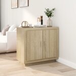Design in - buffet, bahut, meuble de rangement ch�ne sonoma 80x40x75 cm bois d'ing�nierie cfw608767