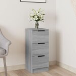 Design in - buffet, bahut, meuble de rangement sonoma gris 30x30x70 cm bois d'ing�nierie cfw825720