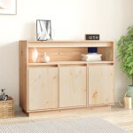 Design in - buffet, meuble de rangement, bahut pour salon, salle  manger, cuisine 104, 5x34x80 cm bois ...