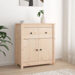 Buffet, meuble de rangement, bahut pour salon, salle  manger, cuisine 70x35x80 cm nois massif de pin ...