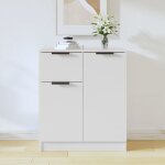 Design in - buffet, meuble de rangement, bahut pour salon, salle � manger, cuisine blanc 60x30x70 cm ...