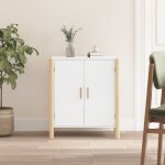 Buffet, meuble de rangement, bahut pour salon, salle � manger, cuisine blanc 62x38x70 cm bois d'ing�nierie ...