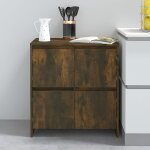Buffet, meuble de rangement, bahut pour salon, salle à manger, cuisine chêne fumé 70x41x75 cm bois d'ingénieri ... Buffet, meuble de rangement, bahut pour salon, salle à manger, cuisine chêne fumé 70x41x75 cm bois d'ingénieri ...