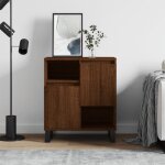 Buffet, meuble de rangement, bahut pour salon, salle à manger, cuisine chêne marron 60x35x70 cm bois ... Buffet, meuble de rangement, bahut pour salon, salle à manger, cuisine chêne marron 60x35x70 cm bois ...