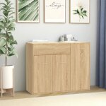 Buffet, meuble de rangement, bahut pour salon, salle à manger, cuisine chêne sonoma 88x30x70 cm bois ... Buffet, meuble de rangement, bahut pour salon, salle à manger, cuisine chêne sonoma 88x30x70 cm bois ...