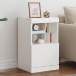Buffet, meuble de rangement, bahut pour salon, salle à manger, cuisine avec lumières led blanc 41x37x67 ... Buffet, meuble de rangement, bahut pour salon, salle à manger, cuisine avec lumières led blanc 41x37x67 ...