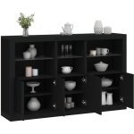 Design in - buffet, meuble de rangement, bahut pour salon, salle � manger, cuisine avec lumi�res led ...