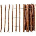 Design in - clôture à piquets bois de noisetier 90x500 cm cfw98023 Design in - clôture à piquets bois de noisetier 90x500 cm cfw98023