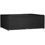 Housse de salon de jardin 12 ?illets, housse pour mobilier de jardin 270x180x90cm rectangulaire cfw304531 ...