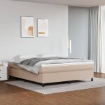 Design in - lit double, lit adulte, sommier � lattes de lit cappuccino 160x200 cm similicuir841625
