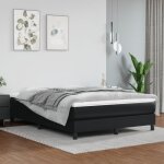 Design in - lit double, lit adulte, sommier � lattes de lit noir 140x190 cm similicuir340592