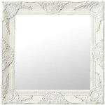 Design in - miroir mural, miroir entr�e maison salle de bain, miroir d�coratif style baroque 50x50 cm ...