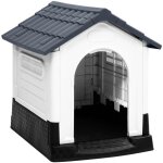 Design in - niche pour chiens chenil ext�rieur parc enclos pour chien bleu 57x68x66 cm polypropyl�ne ...