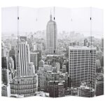 Design in - paravent, , cloison de sparation pliable, pice protger prive 228x170 cm new york noir ...